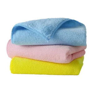 Custom Color 29.5*30 Non Scratch Ultra-Fine Fiber Absorbent Towel 400GSM Easy Clean Mop Cloth for for Kitchen Stove Surface