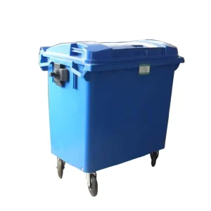 Custom Color 360L Outdoor Waste Bin Standing Structure Garbage Can Dustbin for Garden Street