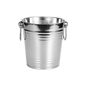 Custom Color Modern Design Stainless Steel Champagne Bucket Metal Wine Dry Ice Bucket for Hotels Restaurants Bars KTVs
