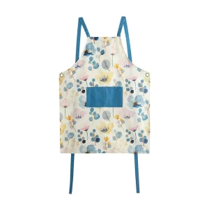 Custom Digital Printed Kitchen Aprons Service Cotton Aprons No MOQ for Promotional Campaigns and Retail Orders