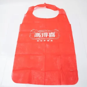 Custom Disposable Seafood Restaurant Apron Nonwoven Apron Disposable Aprons Bibs Eco Friendly Custom Logo