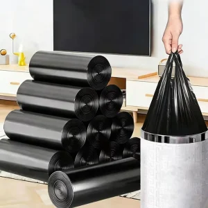 Custom Eco Friendly Disposable Thickened Reinforced Waterproof Heat Sealing Gravure Printed Garbage Bag for Kitchen School Use