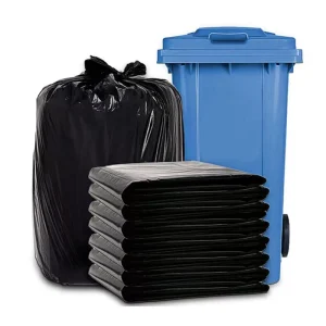 Custom Eco Friendly HDPE LDPE 50 60 70 Gallon Large Plastic Trash Bags Recycled Waste Garbage Bag