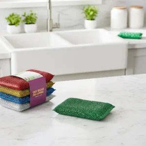 Custom Eco-Friendly Multi-Color Rectangle Dish Washing Sponge & Cleaning Sponge