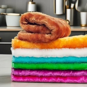 Custom Exclusive Brand Factory Direct Wood Fiber Microfiber Cloths Eco-Friendly Versatile Cleaning Towel Dishwashing Magic Rag
