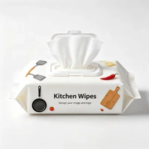 Custom Extra Large Disposable Kitchen Wipes Individually Wrapped Multi Surface Fast Cleaning Gentle Formula