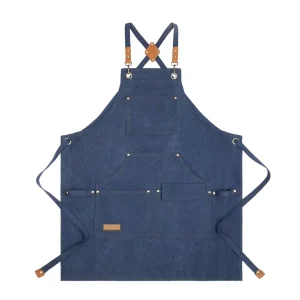 Custom Heavy Duty Aprons with Logo Embroidery for Makeup and Hairdressing Salons Specialized Workwear for Hair Styling