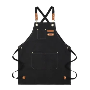 Custom Heavy Duty Children’s Aprons with Logo Embroidery for Kitchen Hand Painting Commercial