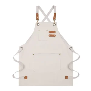 Custom Heavy Duty Sleeveless Children’s Aprons Logo Embroidery Reusable Durable for Kitchen Use Food Safe Commercial