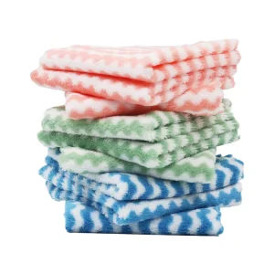 Custom High GSM Microfiber Cleaning Cloth, Full Color Printed Table Wipes, Kitchen Washcloths For Durable Cleaning