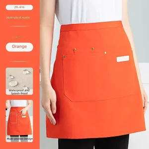 Custom High Quality BBQ Apron Kit Casual Thermal Use Adult Apron with Customizable Colors and 100% Cotton Fabric