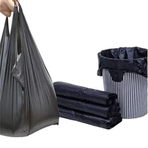 Custom High Quality PE Polyethylene T Shirt Garbage Bag Professional Trash Bags for Home Use for Bin Liner