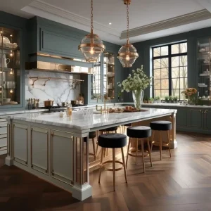 Custom High quality Solid Wooden Shaker Kitchen Unit Simple Modern Design Smart Kitchen Cabinet With Factory Price