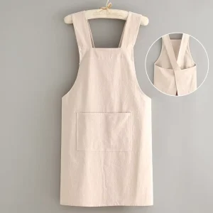 Custom Kitchen Chef Bib Apron Waterproof Antifouling with Pockets Reusable Black Cooking Apparel for Women Men