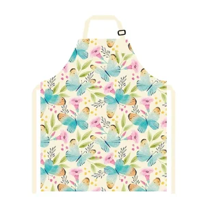 Custom Linen Cotton Twill Kitchen Aprons Digital Printed Eco Friendly Sleeveless No MOQ Promotional Use Retail Campaigns Trial