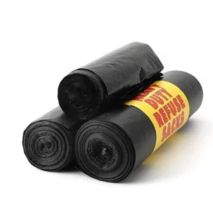 Custom Logo 13 Gallon Black Side Gusset Bag Heavy Duty Biodegradable Plastic Household Trash Compostable Garbage Bags