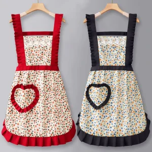 Custom Logo Apron overalls women’s kitchen household custom logo printing beautiful waistcoat for women
