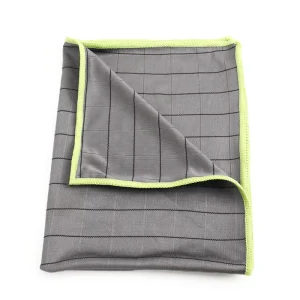 Custom Logo Carbon Fiber Window Microfiber Cleaning Towels Glass Polishing Cloths Reusable Kitchen Microfiber Cleaning Cloth