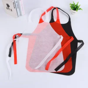 Custom Logo Disposable Hairstylist Clothes Salon Apron Painting Apron for Kids