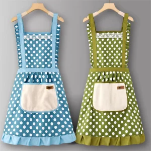 Custom Logo Heavy Duty Pure Cotton Sleeveless Bib Apron for Cooking Durable Summer Workwear