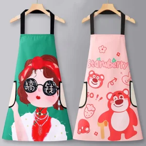 Custom Logo Heavy Duty Waterproof Apron Kitchen Household Oil-Proof Cooking Catering Dedicated Commercial New Internet
