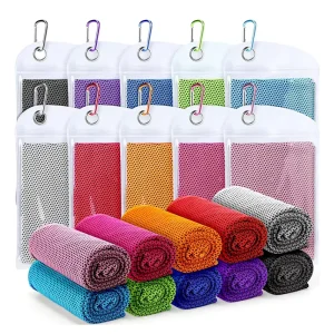 Custom Logo Ice Cooling Towel Microfiber Chilly Cool Towel Instant Relief Gym Sports Cooling Towel With Logo
