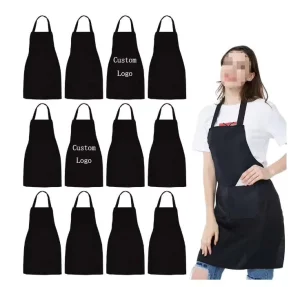 Custom Logo Kids Women Men Waterproof Aprons for Kitchen Chef Beauty Salon Hairdresser Barber Work