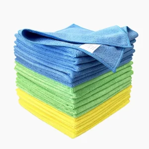 Custom Logo Microfiber Duster Polyester Household Microfiber Cloths Kitchen or Car Cleaning Towel