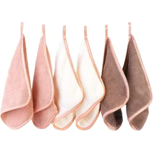 Custom Logo Microfiber Reusable Makeup Remover Towel Soft Facial Cleansing Cloth for Home Use Roll Square for Face Cleaning