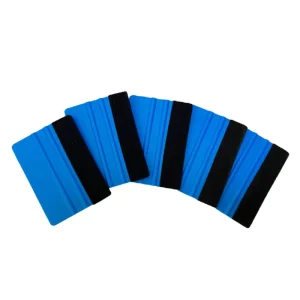 Custom Logo Multifunctional Screen Printing Squeegees Plastic Felt Squeegee Applicator Tools Replaceable Felt Edge