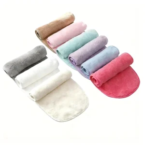 Custom Logo Multiple Colors Microfiber Makeup Remover Cloths Makeup Eraser