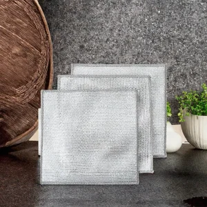 Custom Logo Non Scratch Wire Scrubbers Multipurpose Dishwashing Rag Kitchen Towel Cleaning Cloths Wet Dry