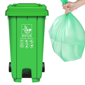 Custom Logo Printed Biodegradable Trash Bags 30 Gallon for Branding