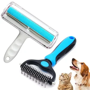 Custom Logo Professional Dog Hair Remover Comb Lint Roller ABS Pet Cat Comb Durability Simple Style Eco Friendly Brush Easy Use