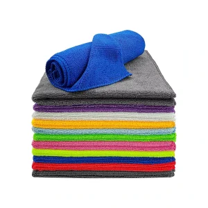 Custom Logo Quick Dry Reusable Absorbent Towel Microfiber Cleaning Cloth for Car Window Kitchen