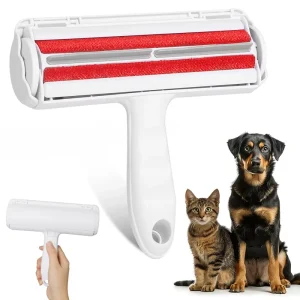 Custom Logo Self Cleaning Reusable Dog Cat Hair Remover Brush Lint Roller Pet Fur Hair Remover for Pets Cleaner Brush