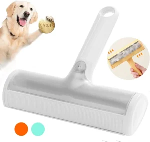 Custom Logo Self Cleaning Reusable Dog Cat Pet Hair Remover Brush Lint Roller Pet Fur Hair Remover for Pets Cleaner Brush