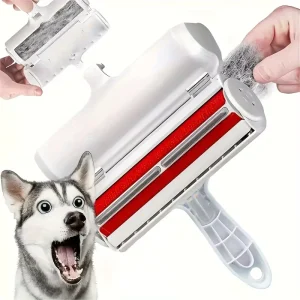 Custom Logo Self Cleaning Reusable Dog Cat Pet Hair Remover Brush Lint Roller Pet Fur Hair Remover for Pets Cleaner Brush