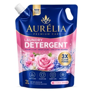 Custom Logo Spout Pouch Packaging Bags for Soap, Shampoo, Laundry Detergent and Dishwashing Liquid