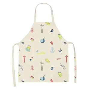 Custom Logo Sublimation Printed Luxury Blank Linen Restaurant Kitchen Chef Cooking Aprons