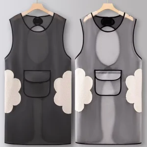 Custom Logo TPU Vest Apron Kitchen Household Waterproof and Oil Proof Men’s Work Specific Pet Shop Overalls