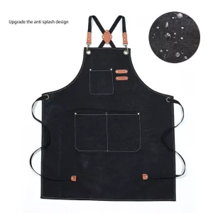 Custom Logo Waterproof Fabric Salon Barber Apron Cutting Hair Apron for Hairdressers