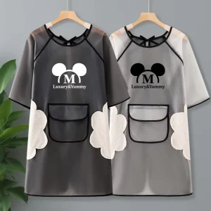 Custom Logo Western style wearable overclothes women’s kitchen household work clothes hotel waterproof