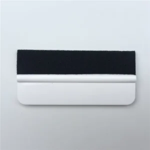 Custom Logo White Vinyl Felt Mini Squeegee Car Application Tools 10*4.5CM