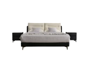 Custom MIHUA Factory Direct Luxury Fabric Bed Double 1.8m Modern Simple Design Home Household Master Bedroom Furniture