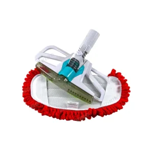 Custom Manual 32/35MM Microfiber Mop Head Vacuum Cleaner Spare Parts SK-DMOP-330 1 Year Warranty for Floor Dusting Suction
