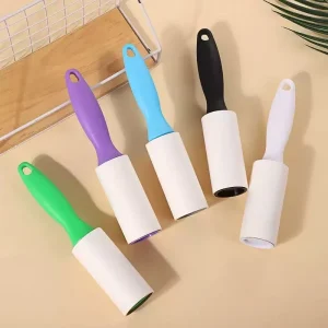 Custom Manual Lint Remover Roller with Long Handle for Home Cleaning Pet Hair Lint Roller 60 Sheets Clothing & Upholstery