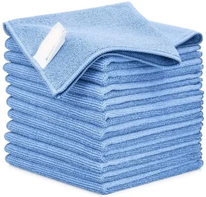 Custom Microfiber Cleaning Cloth Rags Car Absorbent Window Cleaning Cloth Towel