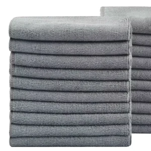 Custom Microfiber Cleaning Cloths Warp Knitted 400gsm Washable Super Absorbent Lint Free Dry Towels Car Kitchen Detailing Towel