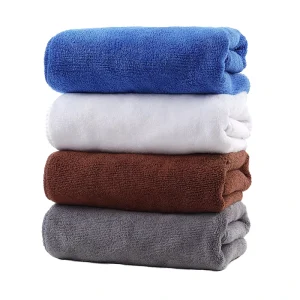 Custom Microfiber Cloth Hair Towel Quick Dry Bath Hand Towel for Adults Children Knitted Woven Technique